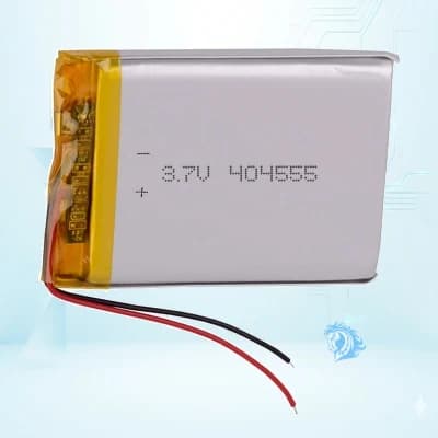 باتری لیتیوم پلیمر با ظرفیت 1000mAh سایز 404555 - تصویر محصول