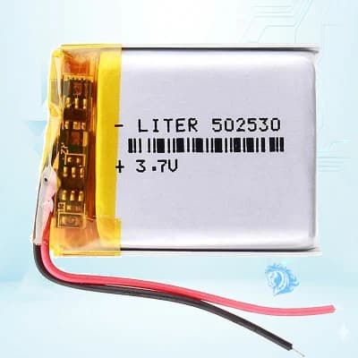 باتری لیتیوم پلیمر با ظرفیت 300mAh سایز 502530 - تصویر محصول
