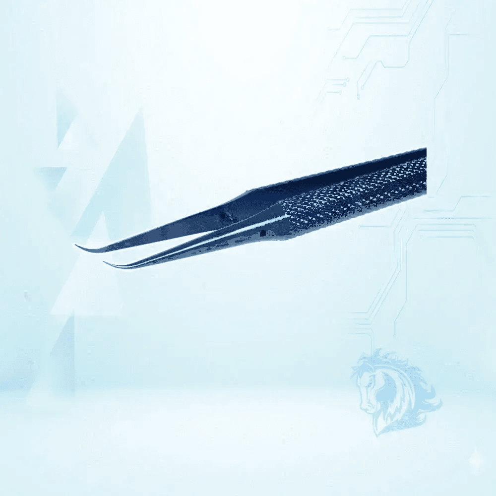 پنس تیتانیومی سر کج مدل Rt-15C - تصویر محصول