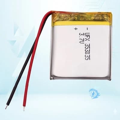 باتری لیتیوم پلیمر با ظرفیت 400mAh سایز 353035 - تصویر محصول