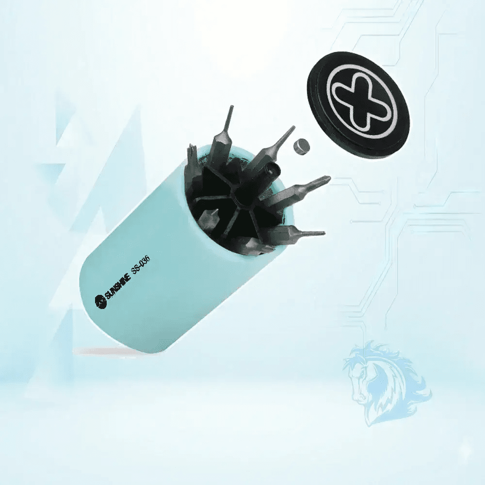 باکس مغناطیسی نگهدارنده سری پیچ گوشتی سانشاین مدل Sunshine Ss-036 - تصویر محصول