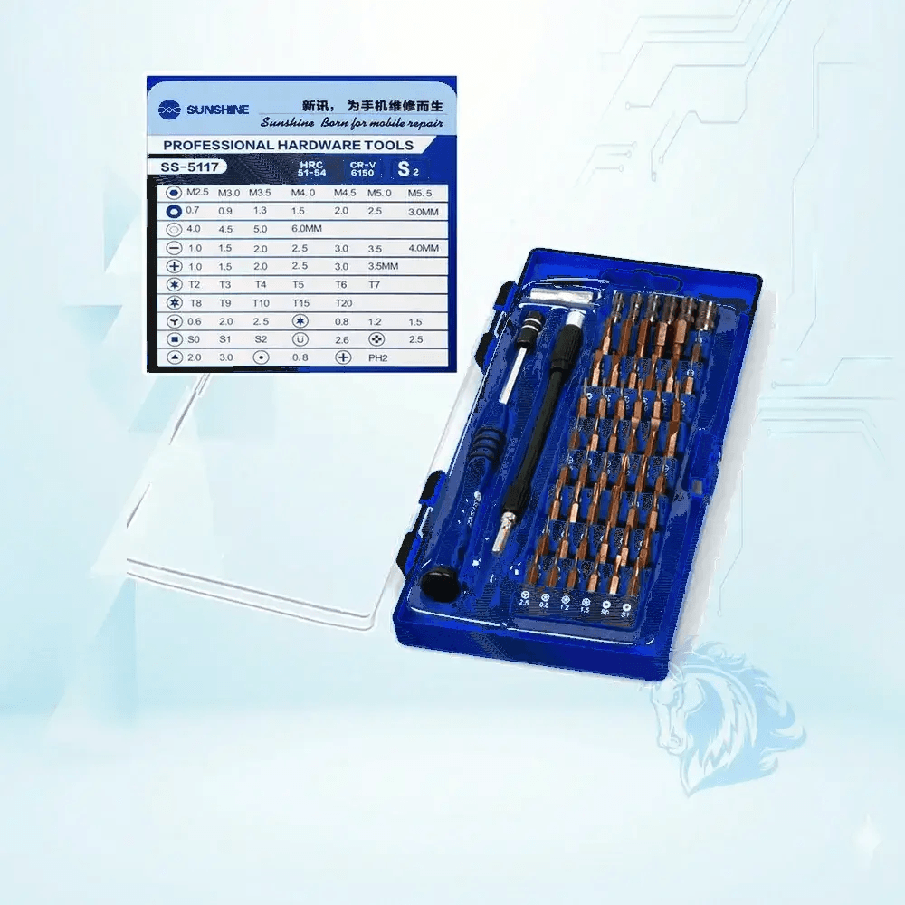 ست پیچ گوشتی 58 عددی سانشاین مدل Sunshine Ss-5117 - تصویر 4