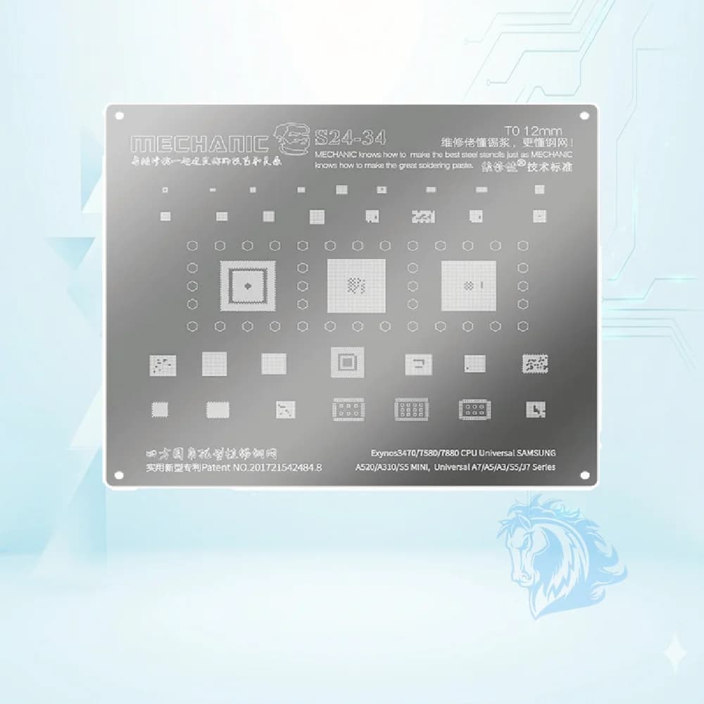 شابلون مکانیک سی پی یو Mechanic S24-34 Exynos Cpu - تصویر محصول