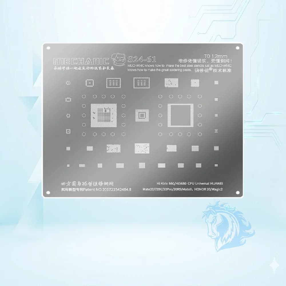 شابلون مکانیک سی پی یو Mechanic S24-61 Hisilicon Kirin Cpu - تصویر محصول