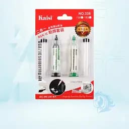 خمیر قلع و خمیر فلکس سرنگی 2 عددی Kaisi مدل No.338 183°C