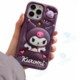 قاب دخترانه گوشی آیفون 14 پرو مدل Kuromi