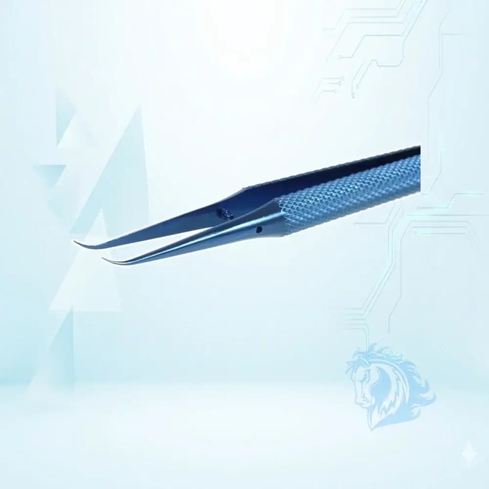 پنس تیتانیومی سر کج مدل Rt-15C - تصویر محصول