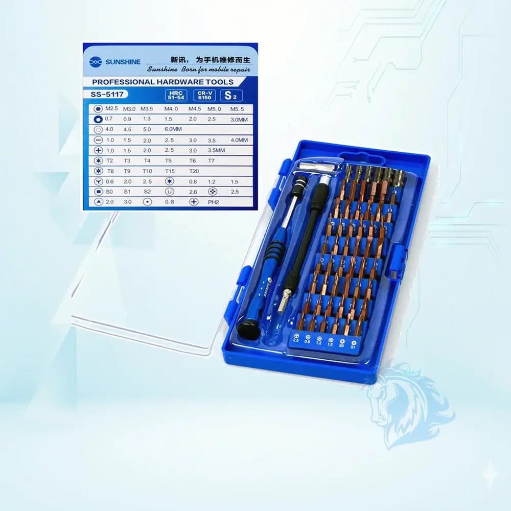 ست پیچ گوشتی 58 عددی سانشاین مدل Sunshine Ss-5117 - تصویر 4