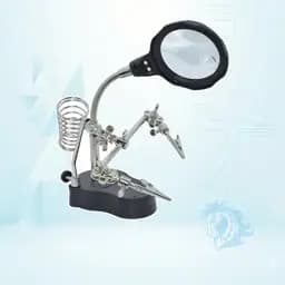 گیره مونتاژ ذره بین دار و پایه هویه مدل Te-801