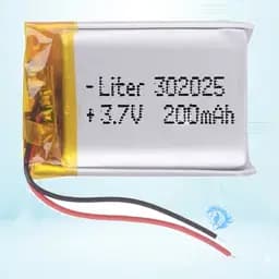 باتری لیتیوم پلیمر با ظرفیت 250mAh سایز 302025 خرید