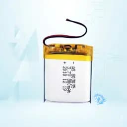 باتری لیتیوم پلیمر با ظرفیت 800mAh سایز 803035 خرید
