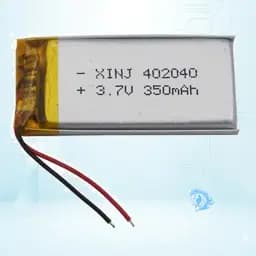 باتری لیتیوم پلیمر با ظرفیت 350mAh سایز 402040 خرید