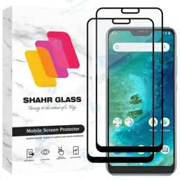 محافظ صفحه نمایش شیشه ای شهر گلس مدل FUL2 مناسب برای گوشی موبایل شیائومی Mi A2 Lite / Redmi 6 Pro بسته دو عددی