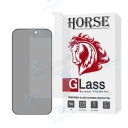 محافظ صفحه نمایش حریم شخصی هورس مدل Fullprivnanoh مناسب برای گوشی موبایل اپل iPhone 15 Pro Max به همراه محافظ پشت گوشی
