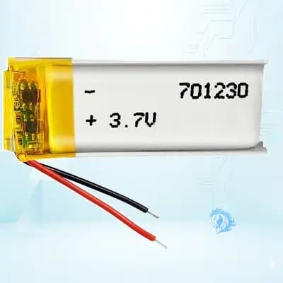باتری لیتیوم پلیمر با ظرفیت 250mAh سایز 701230 - تصویر محصول