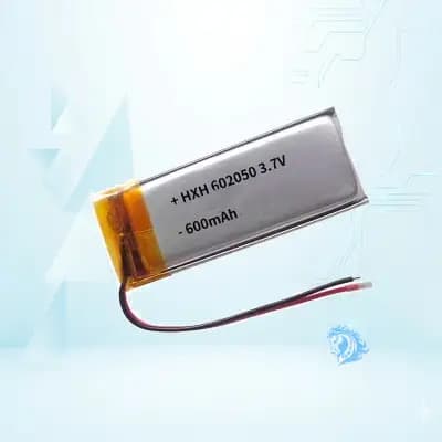 باتری لیتیوم پلیمر با ظرفیت 600mAh سایز 602050 - تصویر محصول