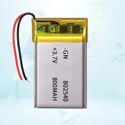 باتری لیتیوم پلیمر با ظرفیت 800mAh سایز 802540
