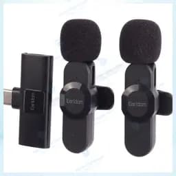 میکروفون یقه ای بی سیم تایپ سی دوکاربره ارلدام مدل Earldom Et-Mc8c