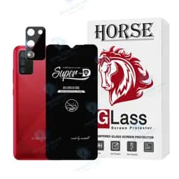 محافظ صفحه نمایش هورس مدل Suplnfuho مناسب برای گوشی موبایل سامسونگ Galaxy A02s / M02s / A03s / F02s به همراه محافظ لنز گوشی