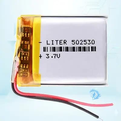 باتری لیتیوم پلیمر با ظرفیت 300mAh سایز 502530 - تصویر محصول