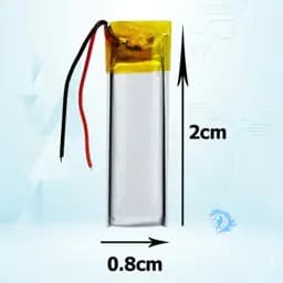 باتری لیتیوم پلیمر با ظرفیت 100mAh سایز 400820 خرید