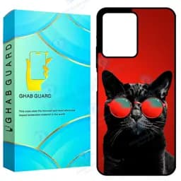 کاور قاب گارد طرح گربه مدل GCHPN12 مناسب برای گوشی موبایل شیائومی Redmi Note 12 4G