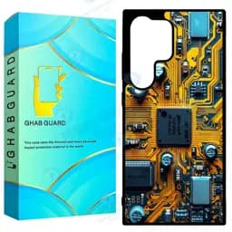 کاور قاب گارد طرح تکنولوژی مدل Gchpd24u مناسب برای گوشی موبایل سامسونگ Galaxy S24 Ultra 5G