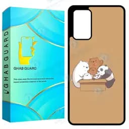 کاور قاب گارد طرح خرسی مدل GCHPA72 مناسب برای گوشی موبایل سامسونگ Galaxy A72 4G