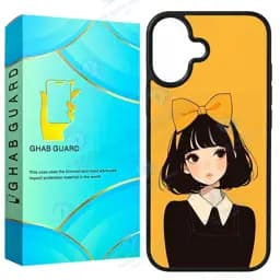 کاور قاب گارد طرح دختر مدل GCHP16 مناسب برای گوشی موبایل اپل iPhone 16