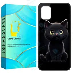 کاور قاب گارد طرح گربه مدل GCHPA31 مناسب برای گوشی موبایل سامسونگ Galaxy A31