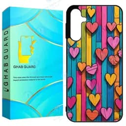 کاور قاب گارد طرح قلب مدل GCHPA55 مناسب برای گوشی موبایل سامسونگ Galaxy A55 5G