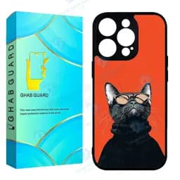 کاور قاب گارد طرح گربه مدل Gchp15p مناسب برای گوشی موبایل اپل iPhone 15 Pro