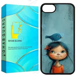 کاور قاب گارد طرح دختر و پرنده مدل G16e مناسب برای گوشی موبایل اپل iPhone 16e