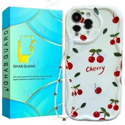 کاور قاب گارد مدل Albg مناسب برای گوشی موبایل اپل iPhone 14 Pro Max به همراه بند آویز