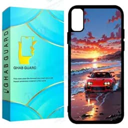 کاور قاب گارد طرح ماشین مدل Gchpx مناسب برای گوشی موبایل اپل iPhone X / Xs