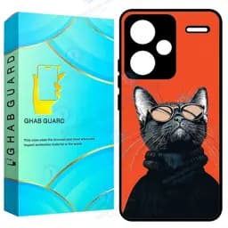 کاور قاب گارد طرح گربه مدل Gchpn13pl مناسب برای گوشی موبایل شیائومی Redmi Note 13 Pro Plus
