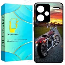 کاور قاب گارد طرح موتور مدل Gchpn13pl مناسب برای گوشی موبایل شیائومی Redmi Note 13 Pro Plus