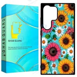 کاور قاب گارد طرح گل گلی مدل Gchpd24u مناسب برای گوشی موبایل سامسونگ Galaxy S24 Ultra 5G