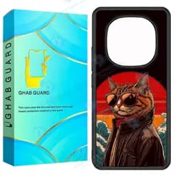 کاور قاب گارد طرح گربه مدل Gn14p مناسب برای گوشی موبایل شیائومی Redmi Note 14 Pro 5G / Note 14 Pro Plus 5G