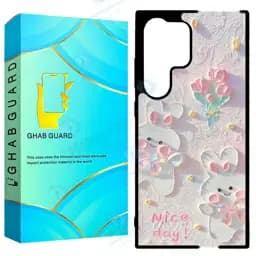 کاور قاب گارد طرح خرگوش مدل Gchpd24u مناسب برای گوشی موبایل سامسونگ Galaxy S24 Ultra 5G
