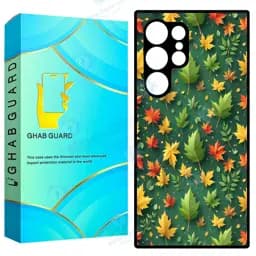 کاور قاب گارد طرح برگ پاییزی مدل Gchps23u مناسب برای گوشی موبایل سامسونگ Galaxy S23 Ultra 5G