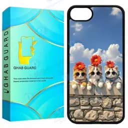 کاور قاب گارد طرح گربه مدل G16e مناسب برای گوشی موبایل اپل iPhone 16e