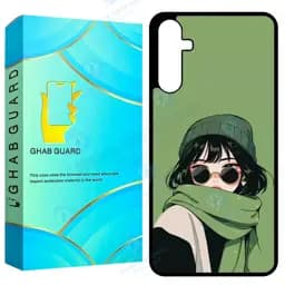 کاور قاب گارد طرح دختر مدل GCHPA24 مناسب برای گوشی موبایل سامسونگ Galaxy A24 4G