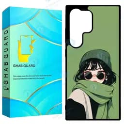 کاور قاب گارد طرح دختر مدل Gchpd24u مناسب برای گوشی موبایل سامسونگ Galaxy S24 Ultra 5G