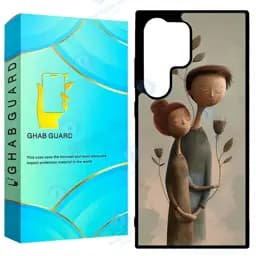 کاور قاب گارد طرح دختر و پسر مدل Gchpd24u مناسب برای گوشی موبایل سامسونگ Galaxy S24 Ultra 5G