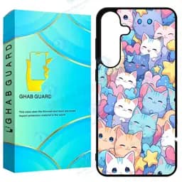 کاور قاب گارد طرح گربه مدل GCHPS24 مناسب برای گوشی موبایل سامسونگ Galaxy S24