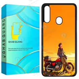 کاور قاب گارد طرح موتور سوار مدل Gchpa20s مناسب برای گوشی موبایل سامسونگ Galaxy A20s