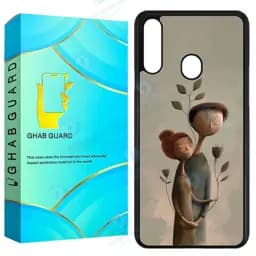 کاور قاب گارد طرح دختر و پسر مدل Gchpa20s مناسب برای گوشی موبایل سامسونگ Galaxy A20s