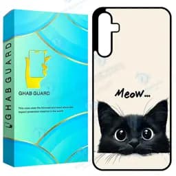 کاور قاب گارد طرح گربه مدل GCHPA35 مناسب برای گوشی موبایل سامسونگ Galaxy A35 5G