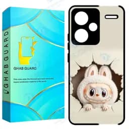 کاور قاب گارد طرح لبوبو مدل Gchpn13pl مناسب برای گوشی موبایل شیائومی Redmi Note 13 Pro Plus